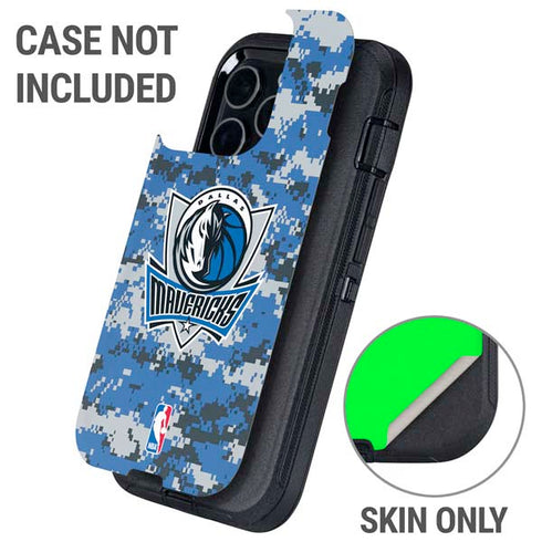 NBA Dallas Mavericks Digi Camo Otterbox Defender iPhone Skin