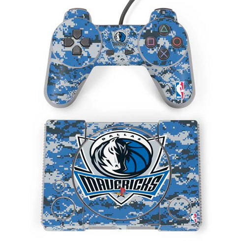 NBA Dallas Mavericks Digi Camo PlayStation Classic Bundle Skin