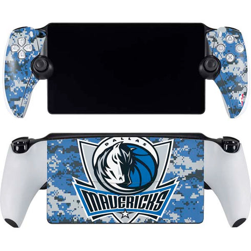 NBA Dallas Mavericks Digi Camo PlayStation Portal Remote Player Skin
