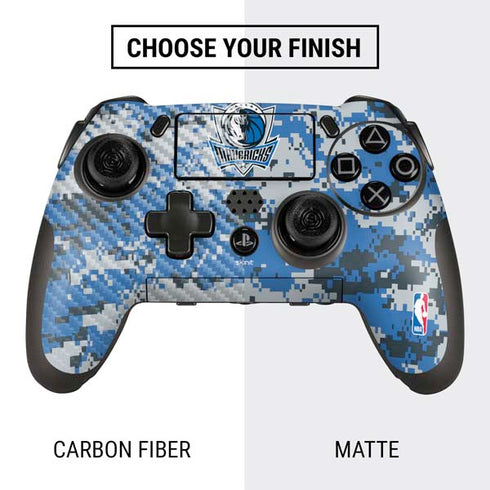 NBA Dallas Mavericks Digi Camo PlayStation Scuf Vantage 2 Controller Skin