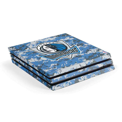 NBA Dallas Mavericks Digi Camo PS4 Pro Console Skin