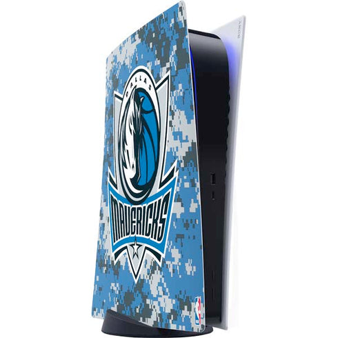NBA Dallas Mavericks Digi Camo PS5 Digital Edition Console Skin