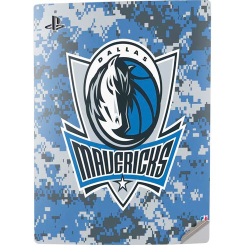 NBA Dallas Mavericks Digi Camo PS5 Digital Edition Console Skin