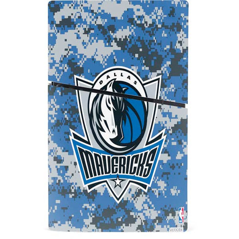 NBA Dallas Mavericks Digi Camo PS5 Slim Digital Edition Bundle Skin