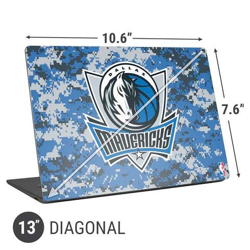 NBA Dallas Mavericks Digi Camo Universal Laptop 13in (10.6 x 7.6in) Skin