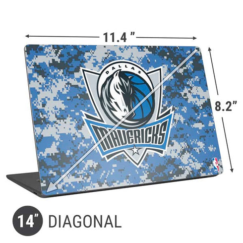 NBA Dallas Mavericks Digi Camo Universal Laptop 14in (11.4 x 8.2in) Skin