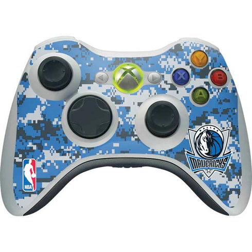 NBA Dallas Mavericks Digi Camo Xbox 360 Wireless Controller Skin