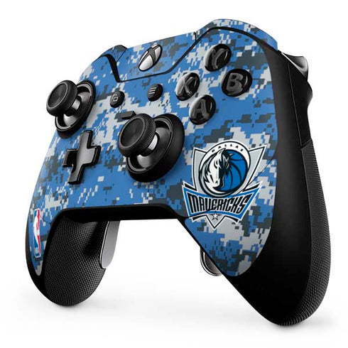 NBA Dallas Mavericks Digi Camo Xbox One Elite Controller Skin