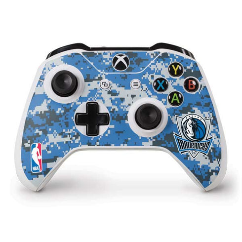 NBA Dallas Mavericks Digi Camo Xbox One S Controller Skin