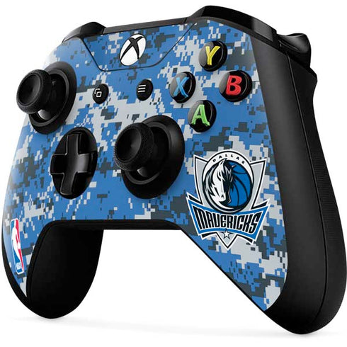 NBA Dallas Mavericks Digi Camo Xbox One X Controller Skin