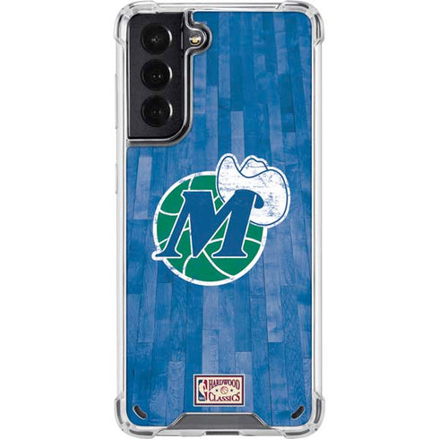 NBA Dallas Mavericks Hardwood Classics Galaxy S21 5G Clear Case