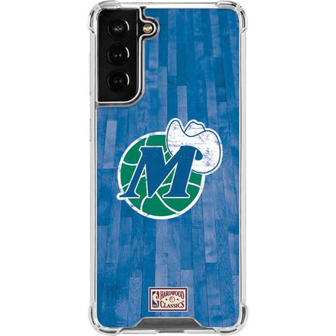 NBA Dallas Mavericks Hardwood Classics Galaxy S21 FE Clear Case