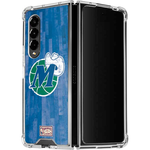 NBA Dallas Mavericks Hardwood Classics Galaxy Z Fold4 5G Clear Case
