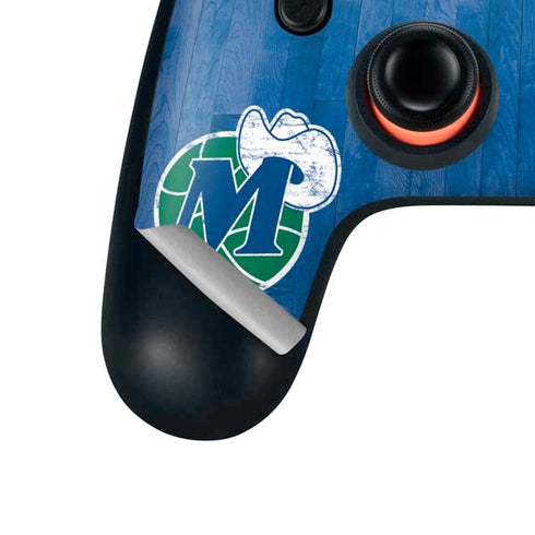 NBA Dallas Mavericks Hardwood Classics Google Stadia Controller Skin