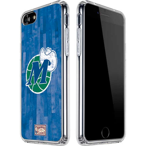 NBA Dallas Mavericks Hardwood Classics iPhone SE (2nd & 3rd Gen) Clear Case