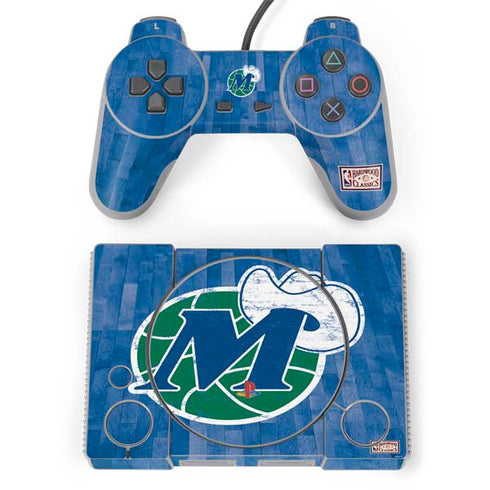 NBA Dallas Mavericks Hardwood Classics PlayStation Classic Bundle Skin