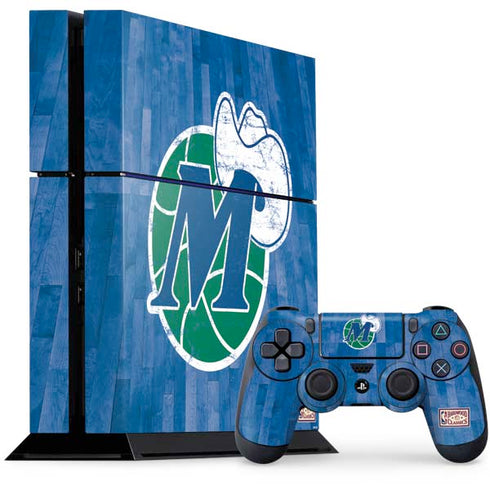 NBA Dallas Mavericks Hardwood Classics PS4 Console and Controller Bundle Skin