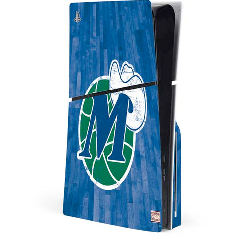 NBA Dallas Mavericks Hardwood Classics PS5 Slim Disk Console Skin