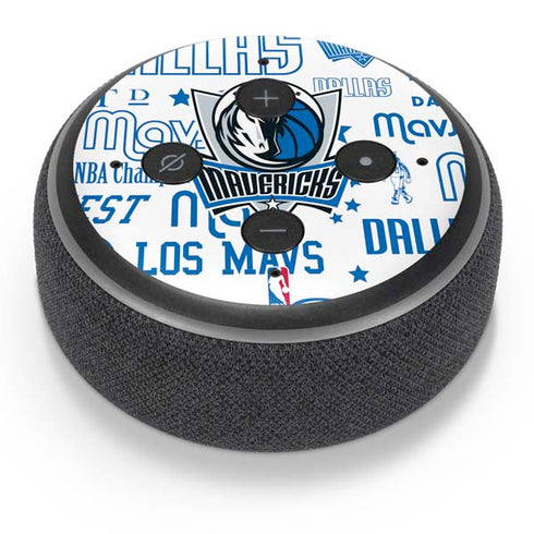 NBA Dallas Mavericks Historic Blast Amazon Echo Dot Skin