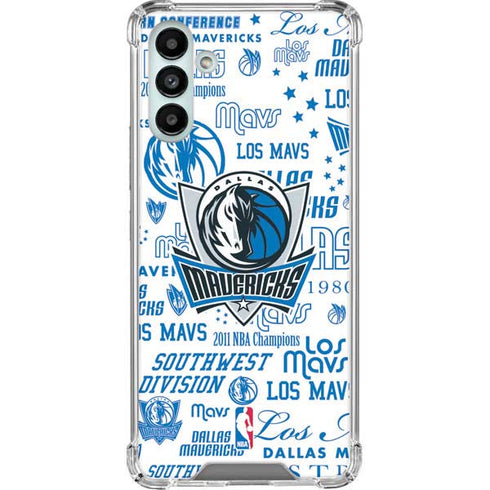 NBA Dallas Mavericks Historic Blast Galaxy A13 5G Clear Case