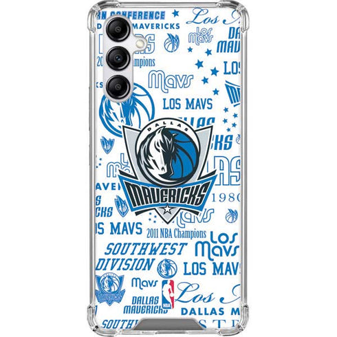 NBA Dallas Mavericks Historic Blast Galaxy A14 5G Clear Case
