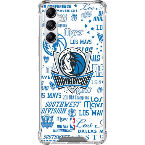 NBA Dallas Mavericks Historic Blast Galaxy A15 5G Clear Case