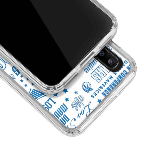 NBA Dallas Mavericks Historic Blast Galaxy A30 Clear Case
