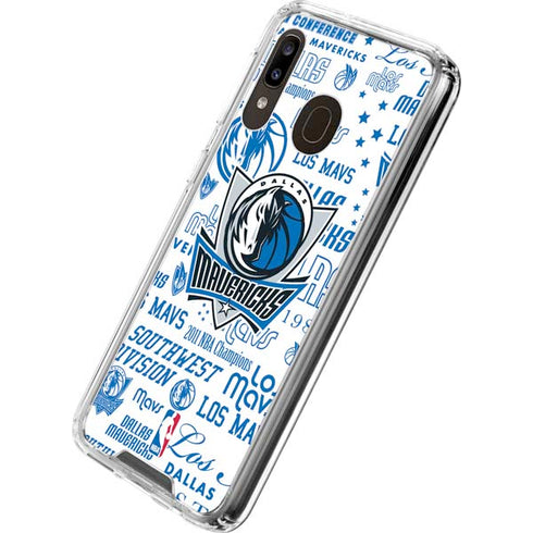 NBA Dallas Mavericks Historic Blast Galaxy A30 Clear Case