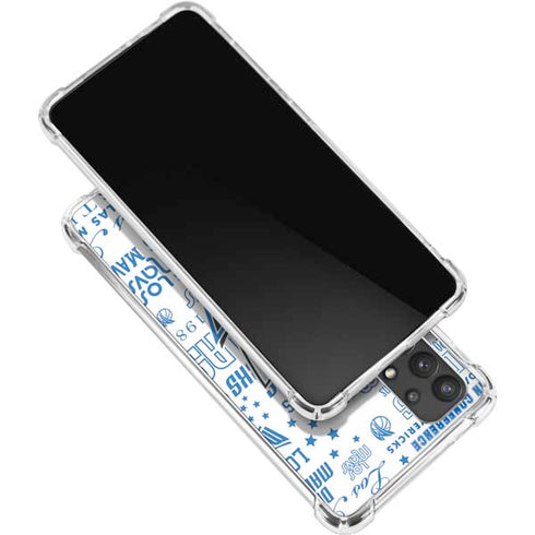 NBA Dallas Mavericks Historic Blast Galaxy A32 5G Clear Case