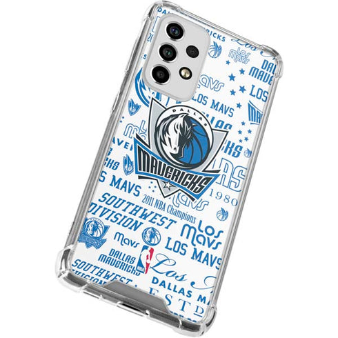 NBA Dallas Mavericks Historic Blast Galaxy A53 5G Clear Case