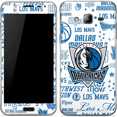 NBA Dallas Mavericks Historic Blast Galaxy J3 Skin