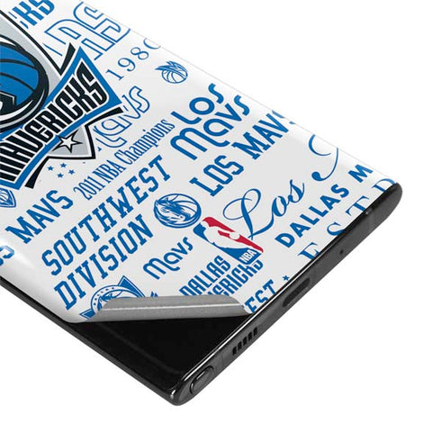 NBA Dallas Mavericks Historic Blast Galaxy Note 10 Skin