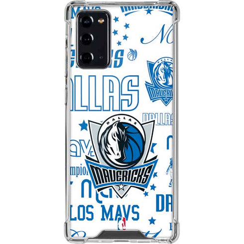 NBA Dallas Mavericks Historic Blast Galaxy Note20 5G Clear Case