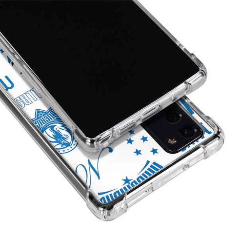 NBA Dallas Mavericks Historic Blast Galaxy Note20 5G Clear Case