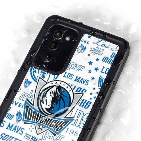 NBA Dallas Mavericks Historic Blast Galaxy Note20 5G Waterproof Case