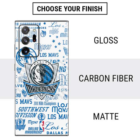 NBA Dallas Mavericks Historic Blast Galaxy Note20 Ultra 5G Skin