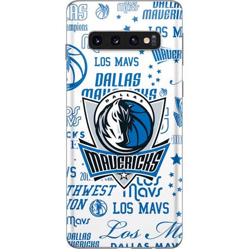 NBA Dallas Mavericks Historic Blast Galaxy S10 Skin