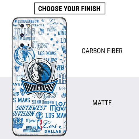 NBA Dallas Mavericks Historic Blast Galaxy S20 Skin