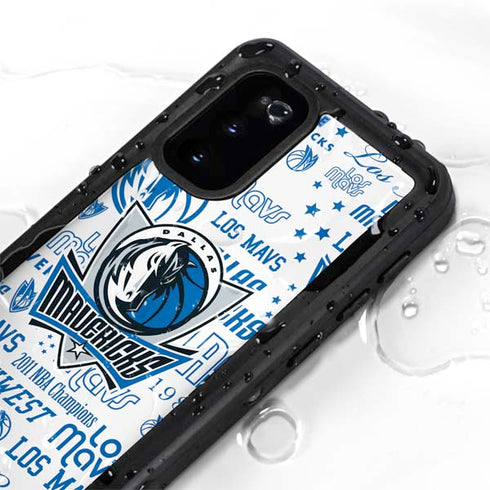 NBA Dallas Mavericks Historic Blast Galaxy S20 Waterproof Case