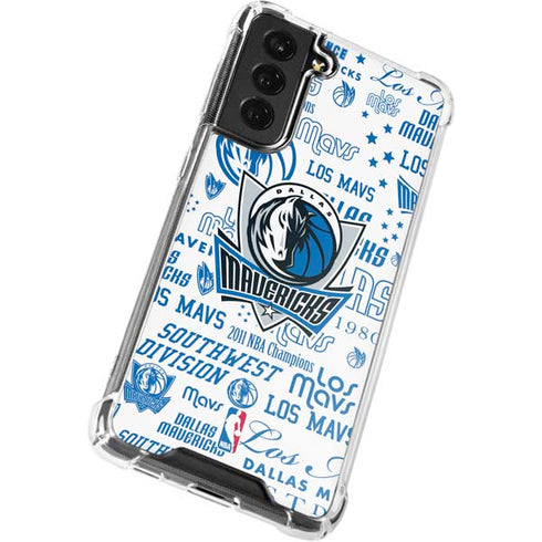 NBA Dallas Mavericks Historic Blast Galaxy S21 FE Clear Case