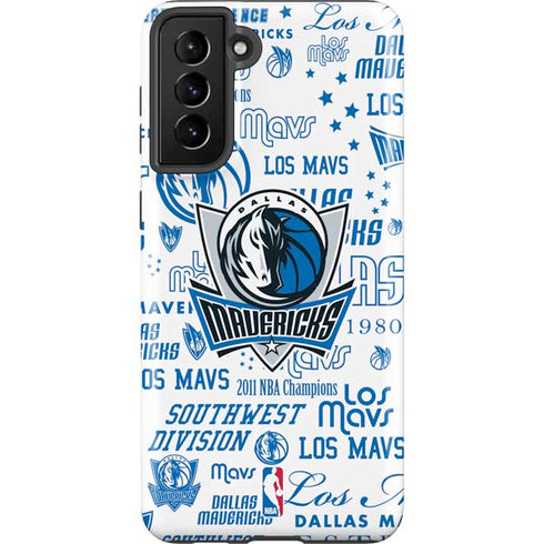 NBA Dallas Mavericks Historic Blast Galaxy S21 FE Pro Case