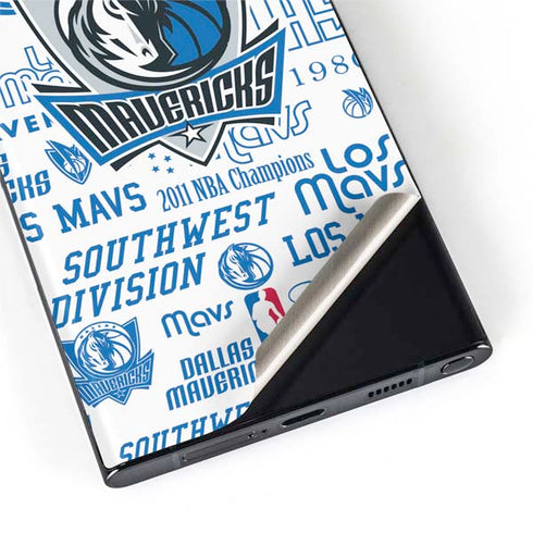 NBA Dallas Mavericks Historic Blast Galaxy S22 Ultra Skin
