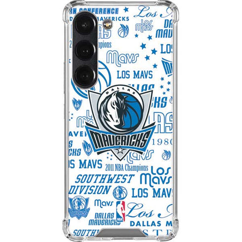 NBA Dallas Mavericks Historic Blast Galaxy S23 Clear Case