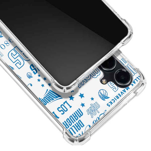 NBA Dallas Mavericks Historic Blast Galaxy S23 FE Clear Case