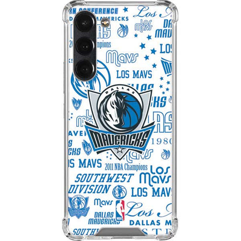 NBA Dallas Mavericks Historic Blast Galaxy S23 Plus Clear Case