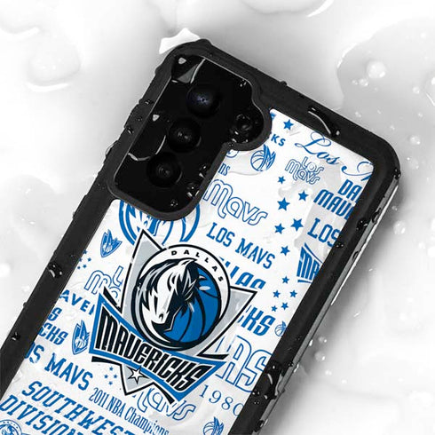 NBA Dallas Mavericks Historic Blast Galaxy S23 Plus Waterproof Case