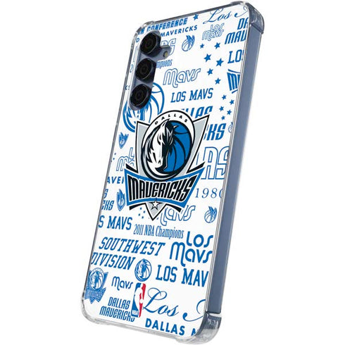 NBA Dallas Mavericks Historic Blast Galaxy S24 Clear Case