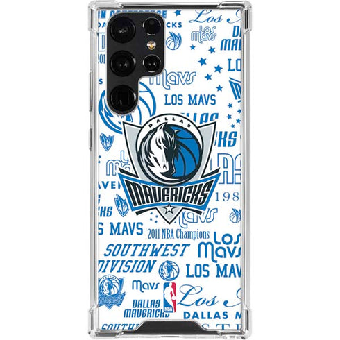 NBA Dallas Mavericks Historic Blast Galaxy S24 Ultra Clear Case