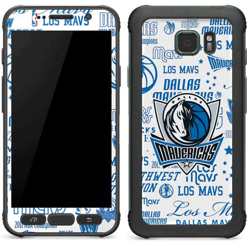 NBA Dallas Mavericks Historic Blast Galaxy S7 Active Skin