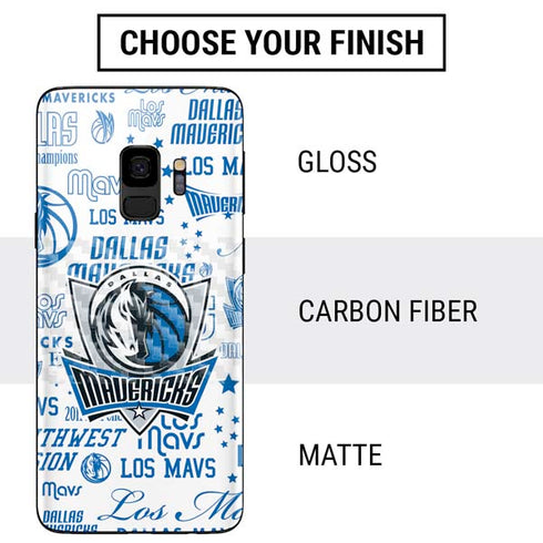 NBA Dallas Mavericks Historic Blast Galaxy S9 Skin